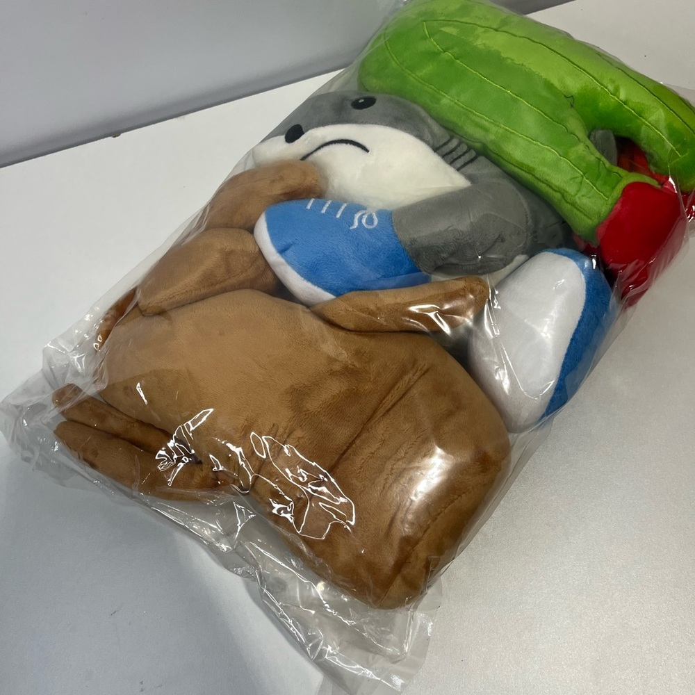 NEW Italian Brainrot Plush Set of 3 Tung Tung Tung Sahur Tralalero Tralala Shark - Picture 3 of 4